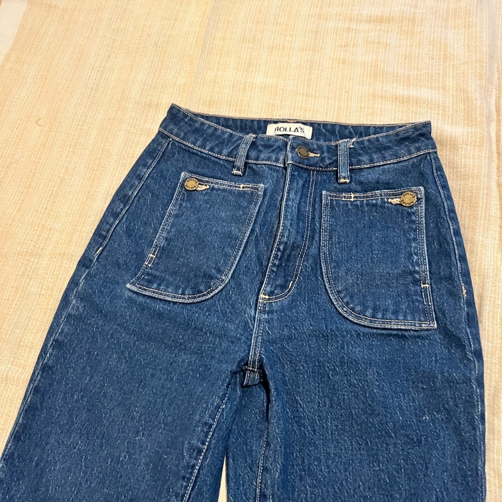Rolla's High Rise Denim Jeans - Classic Blue